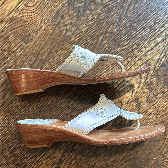 Jack Rogers Women's White Sandals - Picture 2 of 3